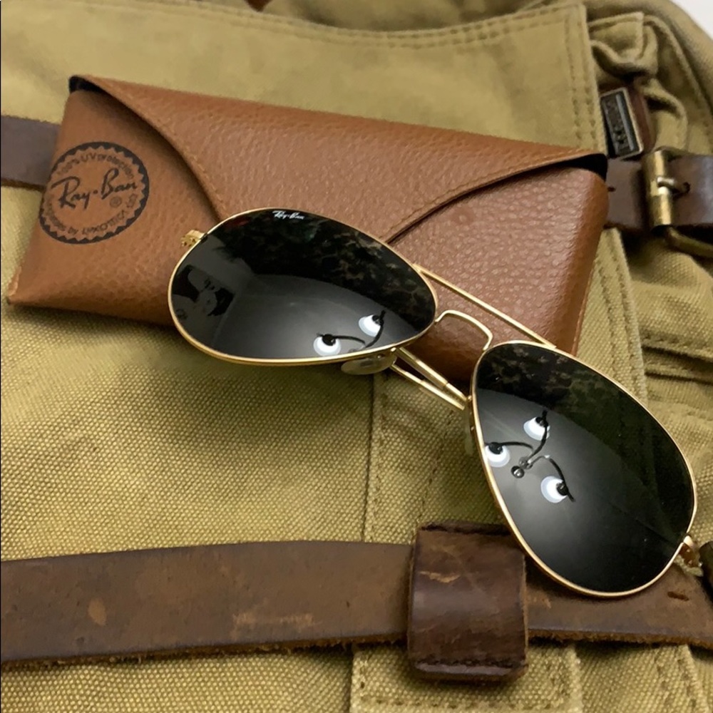 Authentic Ray-Ban  Aviator Sunglasses